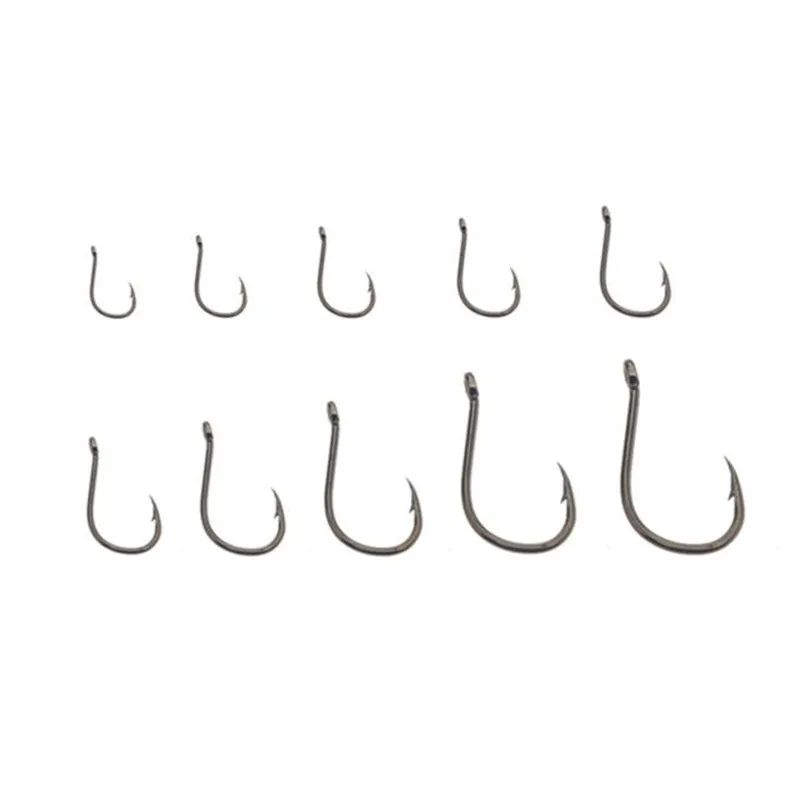 Fishhooks 500pcs Small Size Black Freshwater Fishhook with Plastic Box Fishing Acessorios Fishing Hooks Set#5S14 (1)