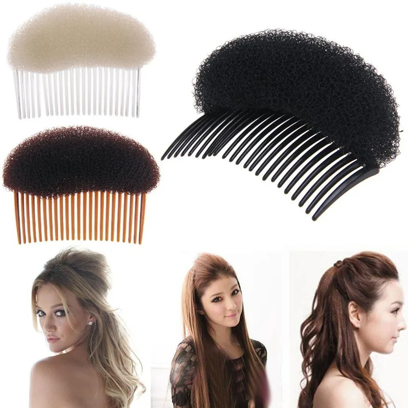 Fashion Women Hair Styling Clip Plastic Stick Bun Maker Tool Comb