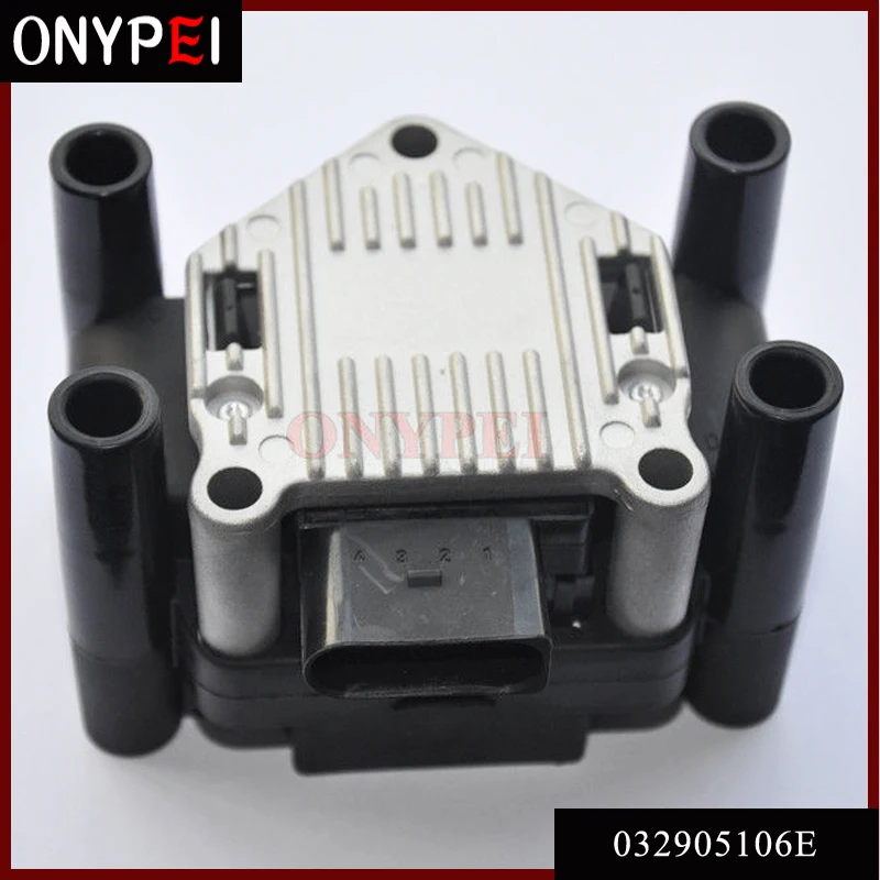 Ignition Coil 032905106E 032905106B 032905106F For VW Golf Jetta Beetle ...