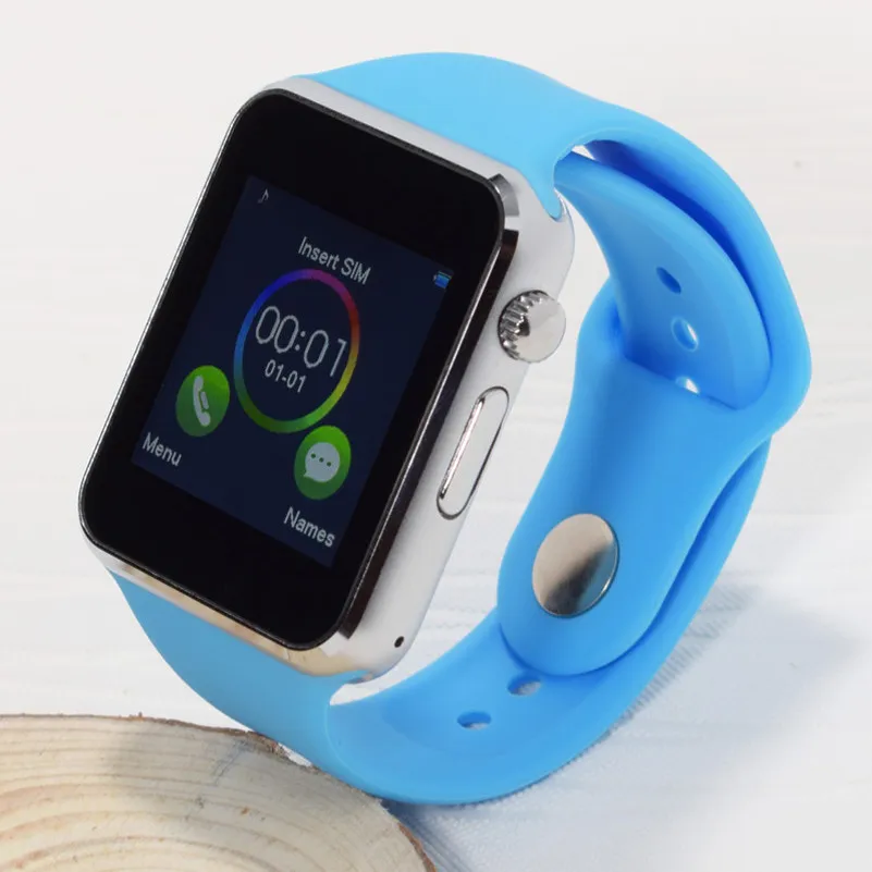 Smart Watch для Android Bluetooth Спорт Шагомер Поддержка WhatsApp умных часов Samsung Huawei Xiaomi Камера