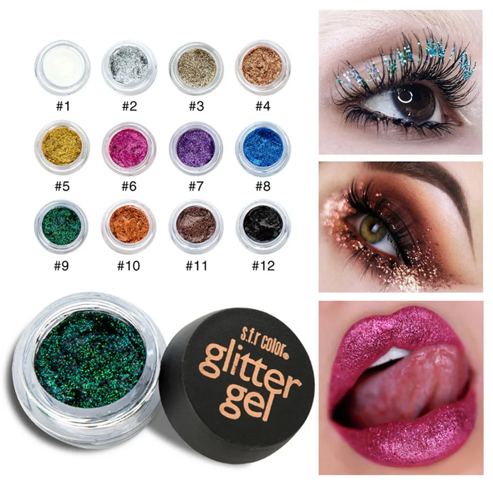 

Multipurpose Shimmer Glitter Eye Shadow Powder Palette Matte Eyeshadow Cosmetic Makeup glitter eye shadow 5.15