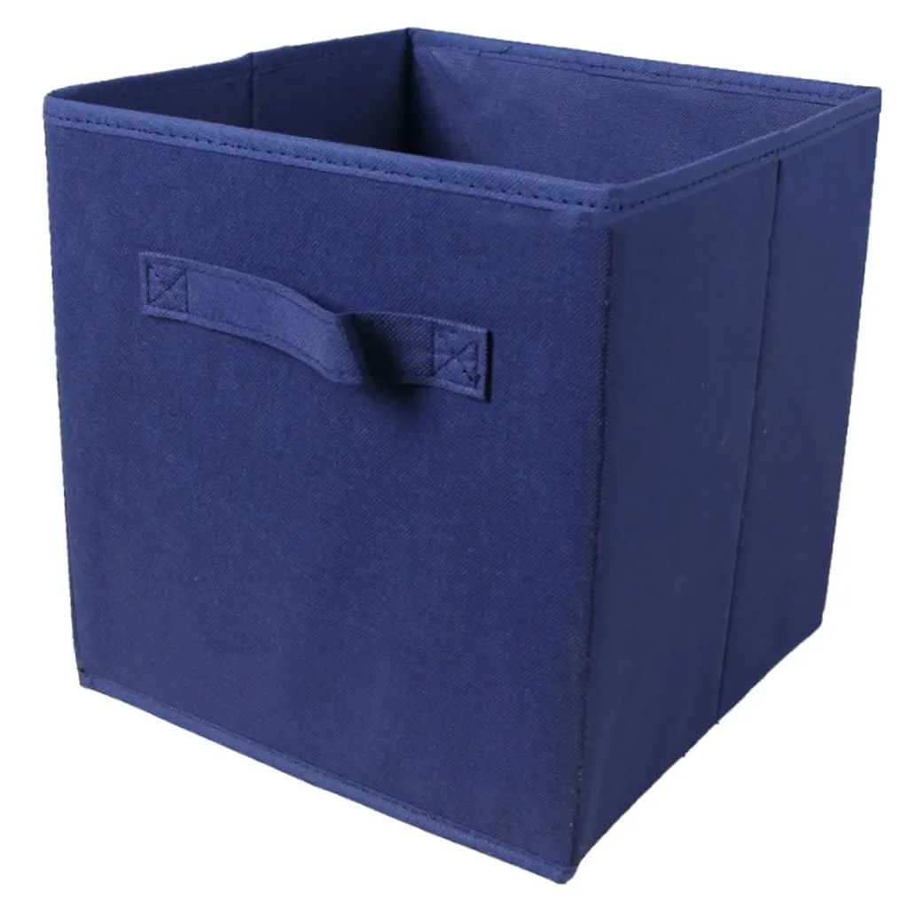 Складной кубический контейнер для хранения мелочей, органайзер, корзина, тканевый ящик, органайзер, контейнер, коробка