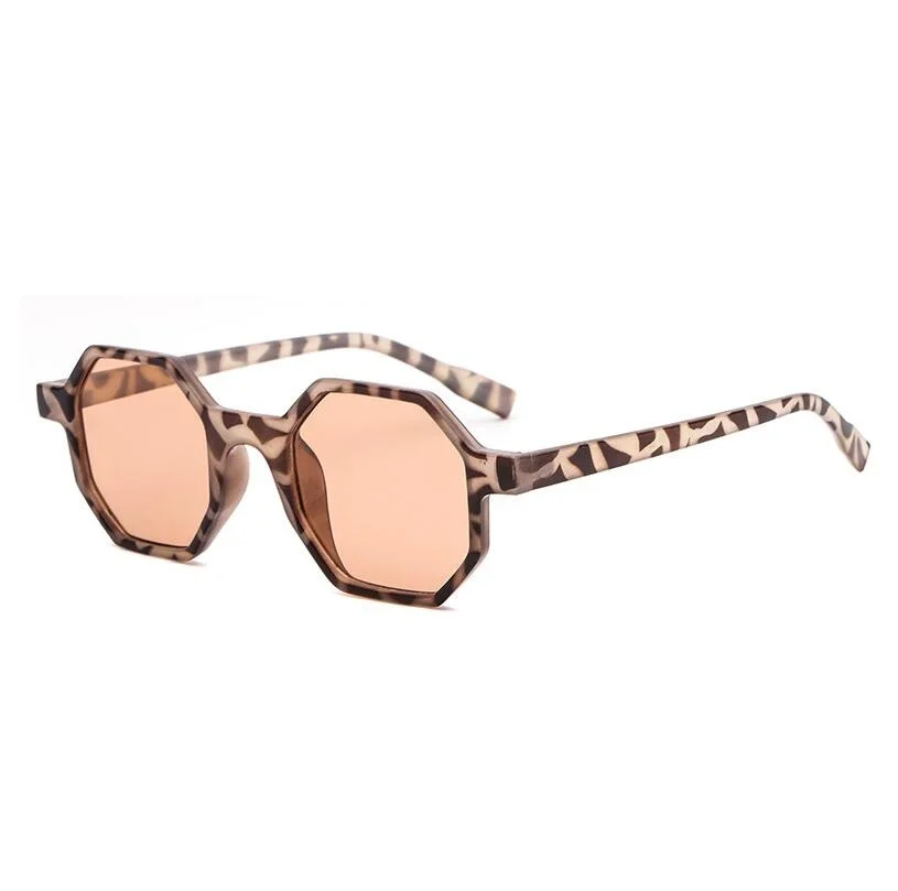 Новые солнцезащитные очки Винтажные Солнцезащитные очки женские многоугольные солнечные очки UV400
