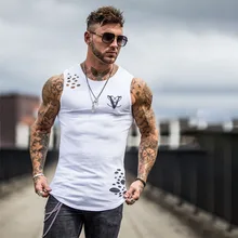 Уличная одежда, повседневный мужской жилет, летняя Модная рубашка для бега, бодибилдинг, круглый ворот, без рукавов, жилет для мужчин, для фитнеса