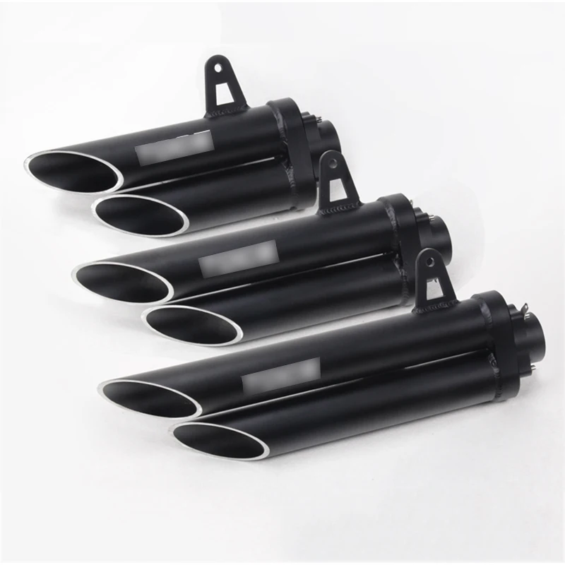 

38mm 51mm Motorcycle Titanium Alloy Exhaust Muffler Pipe Without DB Killer For ER6N 400NK ZX6R cbr1000rr Z900