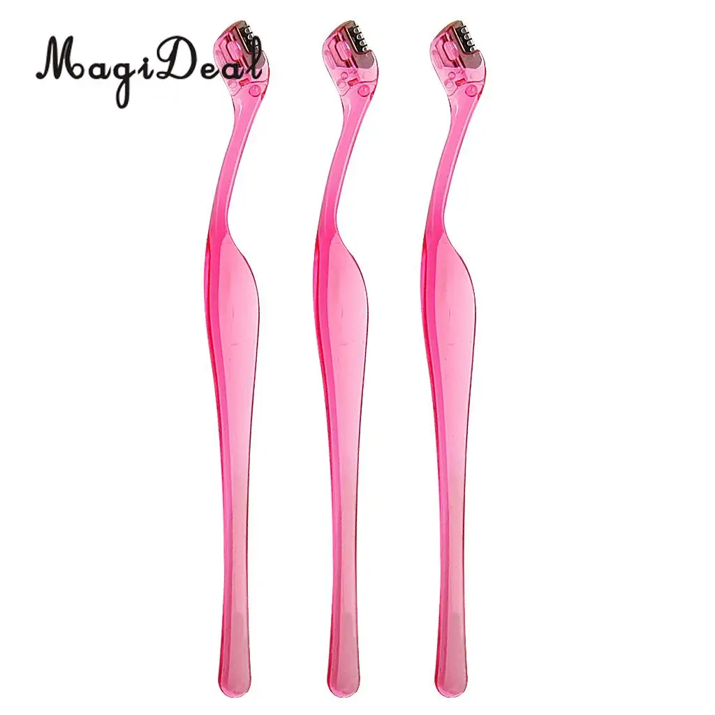 Hot Sales 3 Pieces Eyebrow Blade  Afeita Facial Cosmetic Makeup Beauty Rose For Woman Beauty Make up Tools High Quality