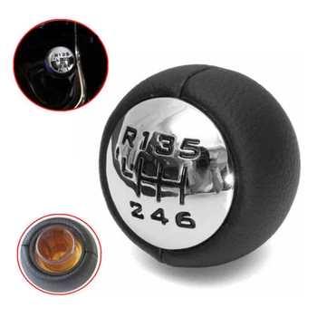 

Gear Shift Knob Black 6 Speed For Peugeot 307 308 3008 407 5008 807