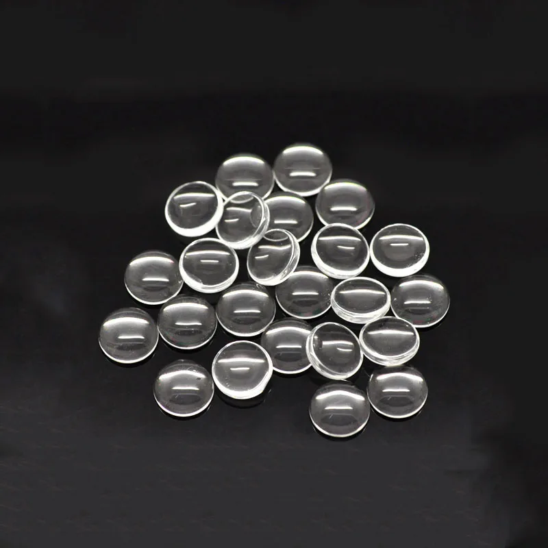 

100PCs Transperant Clear Glass Cabochon Dome Seals Round Fit Cabochon Settings 10mm DIY Fine Jewelry Findings For Jewelry Making