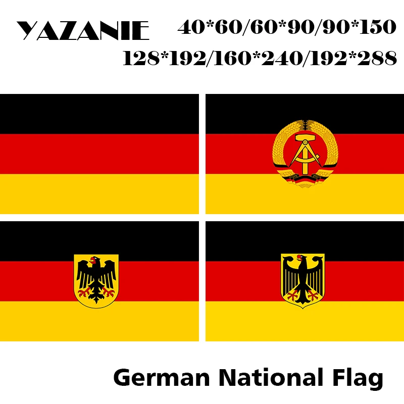 YAZANIE всесезонный немецкий герб Deutschland флаг ГДР Восточно y баннер немецкая герба