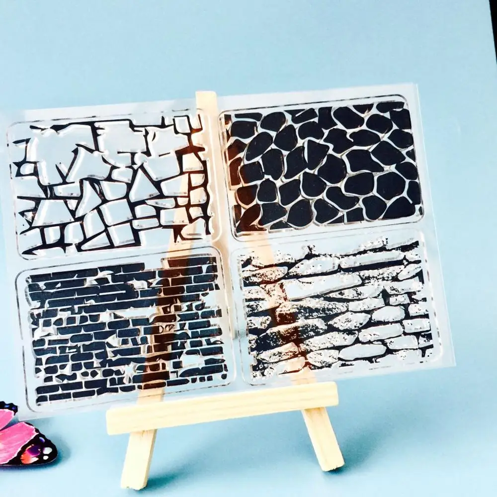

Metope Background Transparent Clear Stamp DIY Silicone Seals Scrapbooking Card Making/Photo Album Child Fun Decoration Supplies