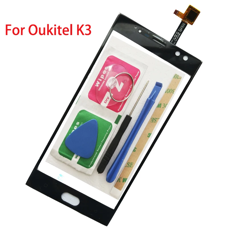

ZUCZUG 5.5''Touch Sensitive Screen For Oukitel K3 Front Touch Digitizer Panel Sensor+Tools