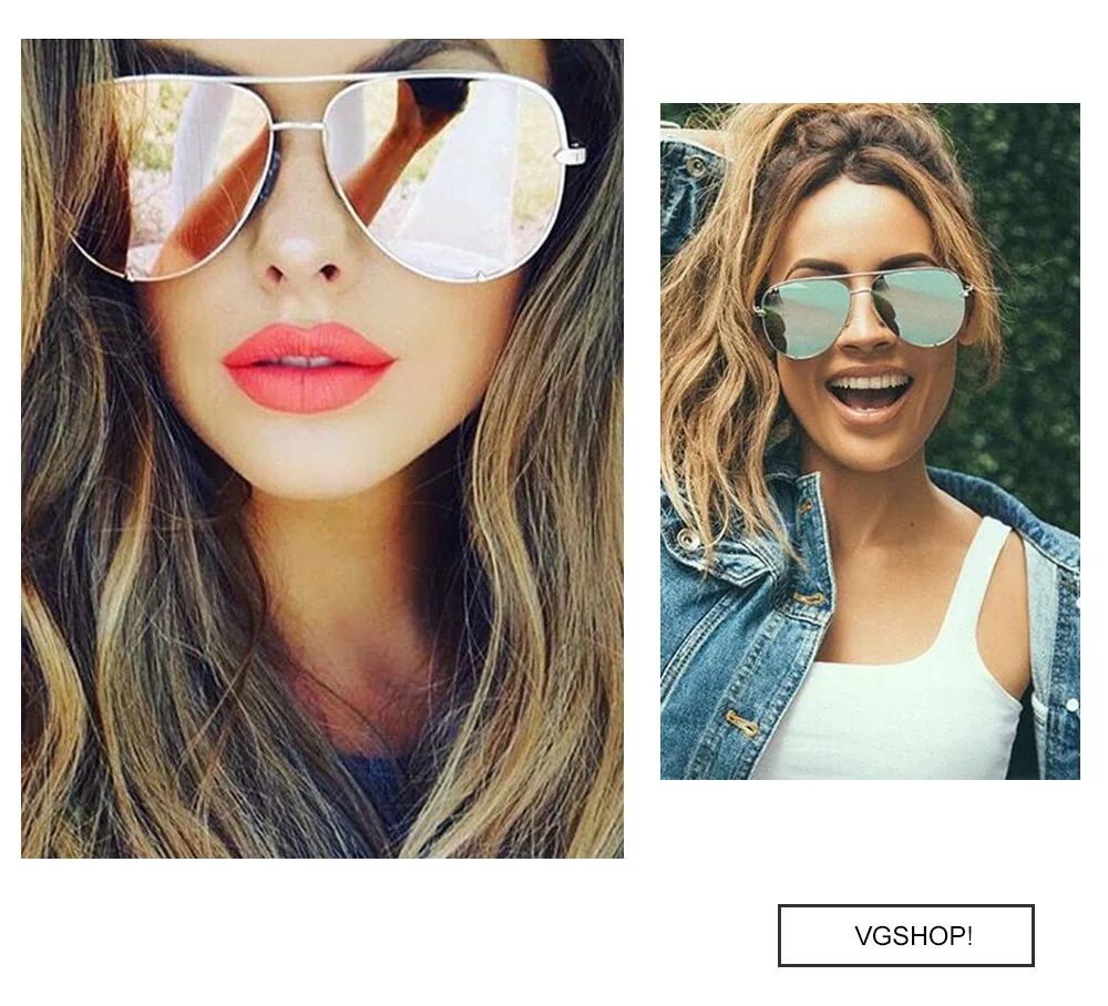 Новые модные авиаторские солнечные очки с плоским верхом, розовые солнцезащитные очки для женщин, фирменный дизайн, Зеркальные Солнцезащитные очки для женщин