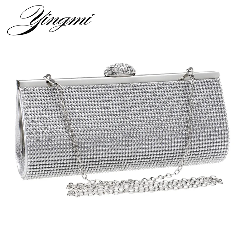 Buy Full rhinestones women evening bags clutch small