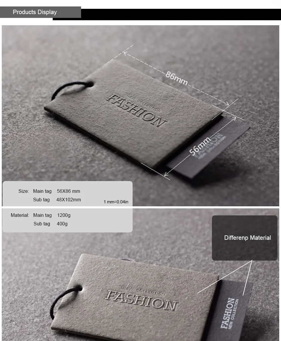 Пользовательские 1200 gsm черный матовый картон бумажная бирка с отпечатком логотипа/пользовательская бирка одежды/одежды специальные бумажные бирки бренд