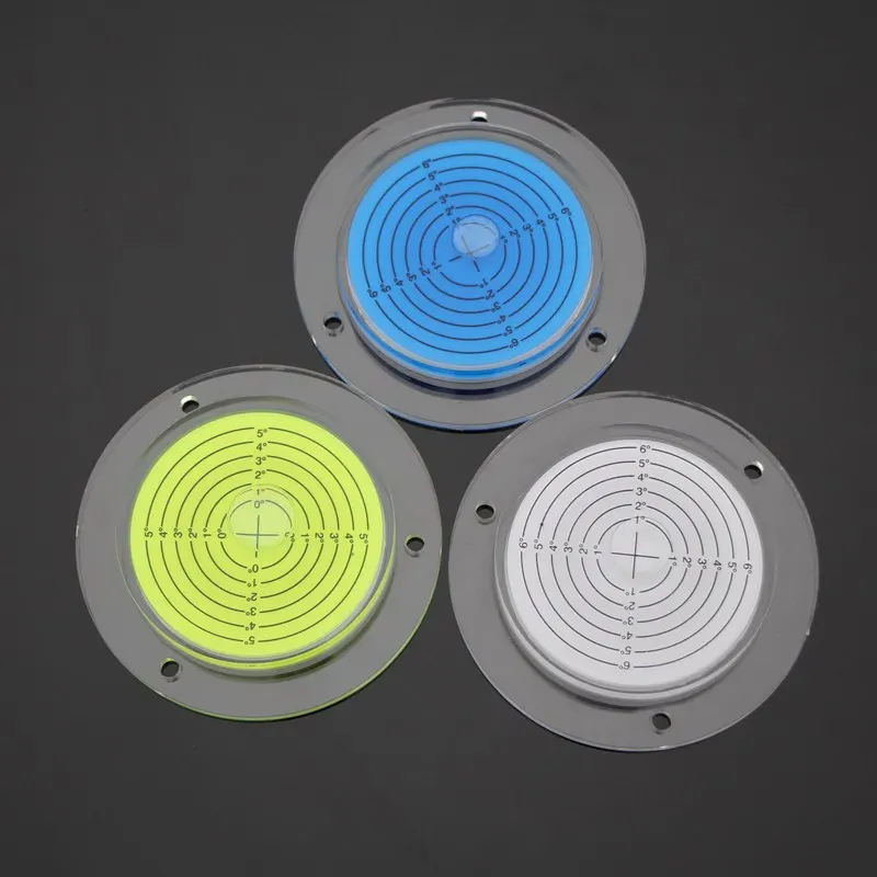 

QASE Universal Level Acrylic Round Bubble Level Construction Machinery Water Level Indicator