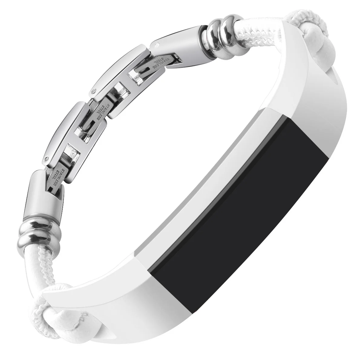 

Correa Fitbit Watch Band for Fitbit Alta Strap Replacement Band Stainless Steel And Leather Strap For Fitbit Alta HR 62012