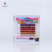 StarsColors супер тонкий размер 0,07 мм Наращивание ресниц красочные ресницы, используемые в вечерние инструменты для макияжа