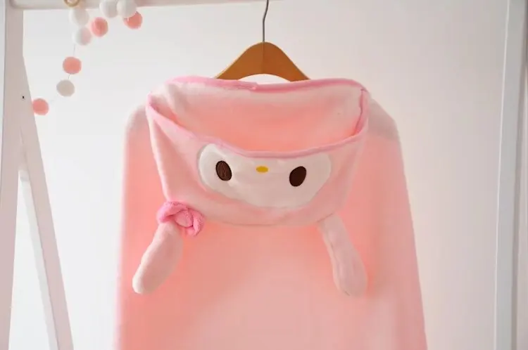 Мультяшная свинья мягкая накидка с капюшоном охлаждающее одеяло плюшевая игрушка для девочек на день рождения Рождественский подарок #1275