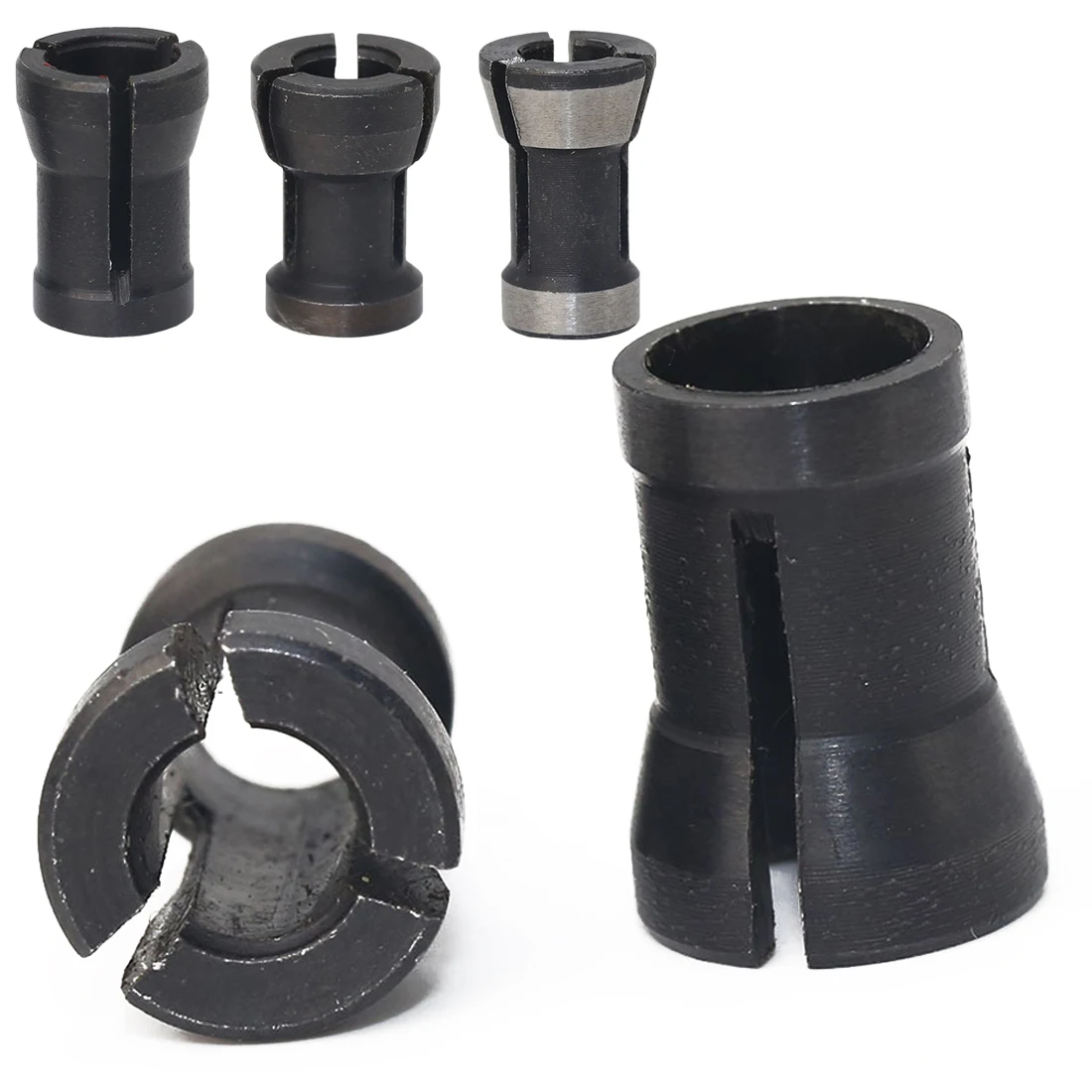 

Good 6mm/6.35mm/8mm High Precision Collet Chuck Set Engraving Trimming Machine Electric Router For Machinery Manufacturing