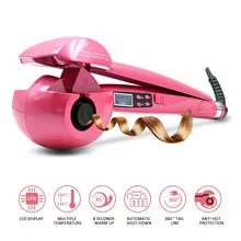 ЖК-экран Автоматическая завивка волос нагрев Уход за волосами электрические инструменты для укладки керамическая волна локон длинные волосы волшебные щипцы для завивки волос