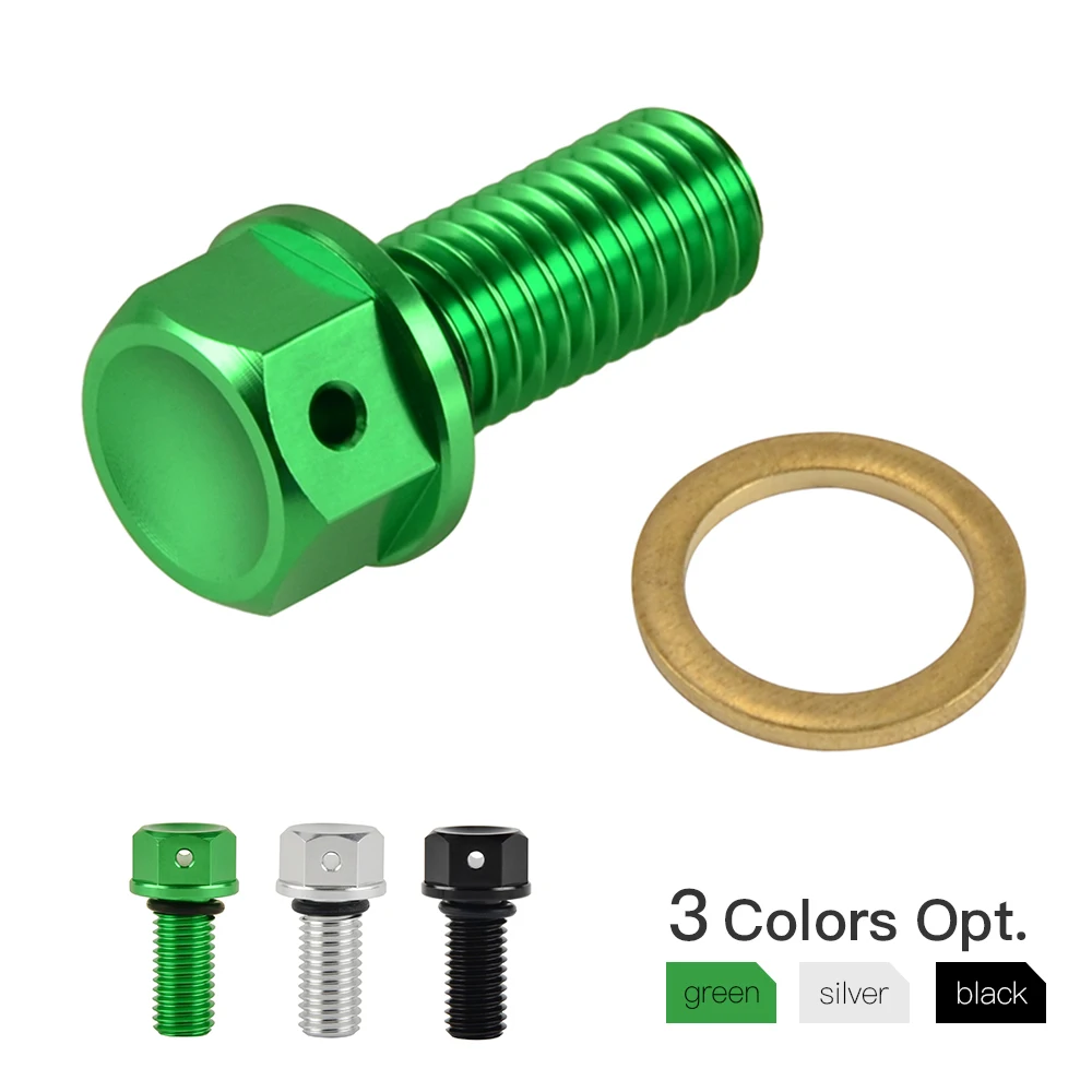 

M10xP1.5 Magnetic Oil Drain Plug Bolt For Kawasaki KX450F KXF450 2006-2015 KLX450R 2008 2009