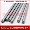 2pcs Axis Smooth Rods 6 mm 100 120 150 mm linear shaft chrome plated linear motion guide rail round rod 3d printer ► Photo 1/6