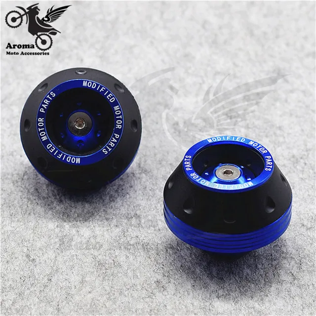 colorful scooter parts dirt pit bike accessories motocross wheel anticaida motorbike Crash Pad motorcycle frame sliders moto Blue