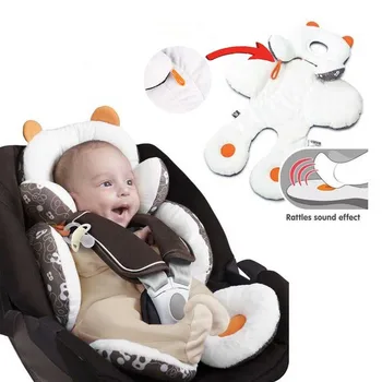 

Infant Baby Stroller Car Cushion Safety Mat Baby Head Protection Body Support Pad Baby Sleeping Pillow Stroller Mat Seat Cushion