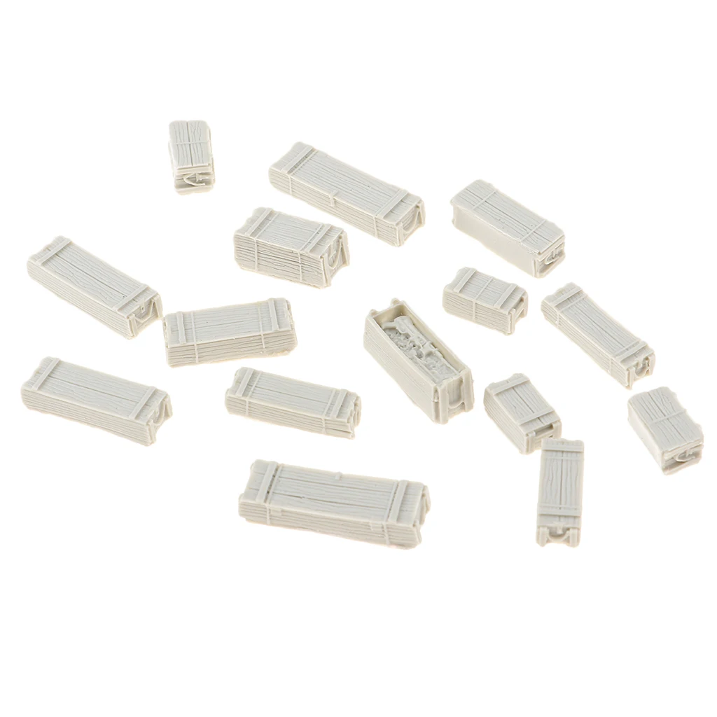 

1/35 Resin Figure Kit 15 Crate Miniature War Game WWII Scenery Box Unpainted Model Kit Building
