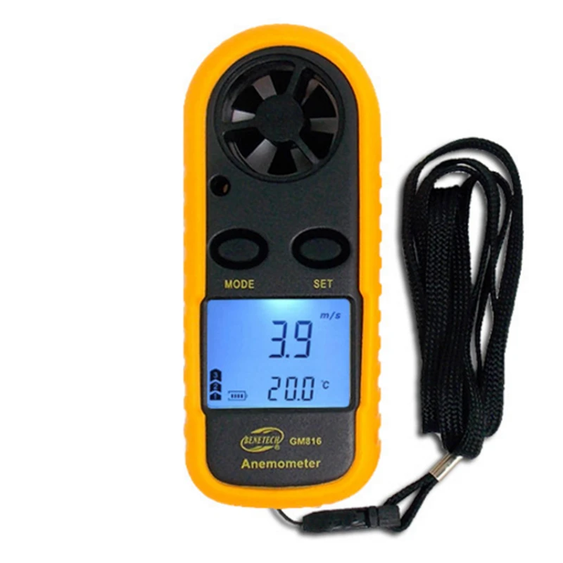 GM816 Digital LCD CFM/CMM Thermo Anemometer + Infrared