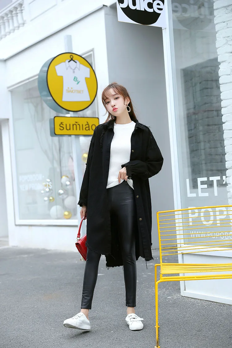 denim trench coat