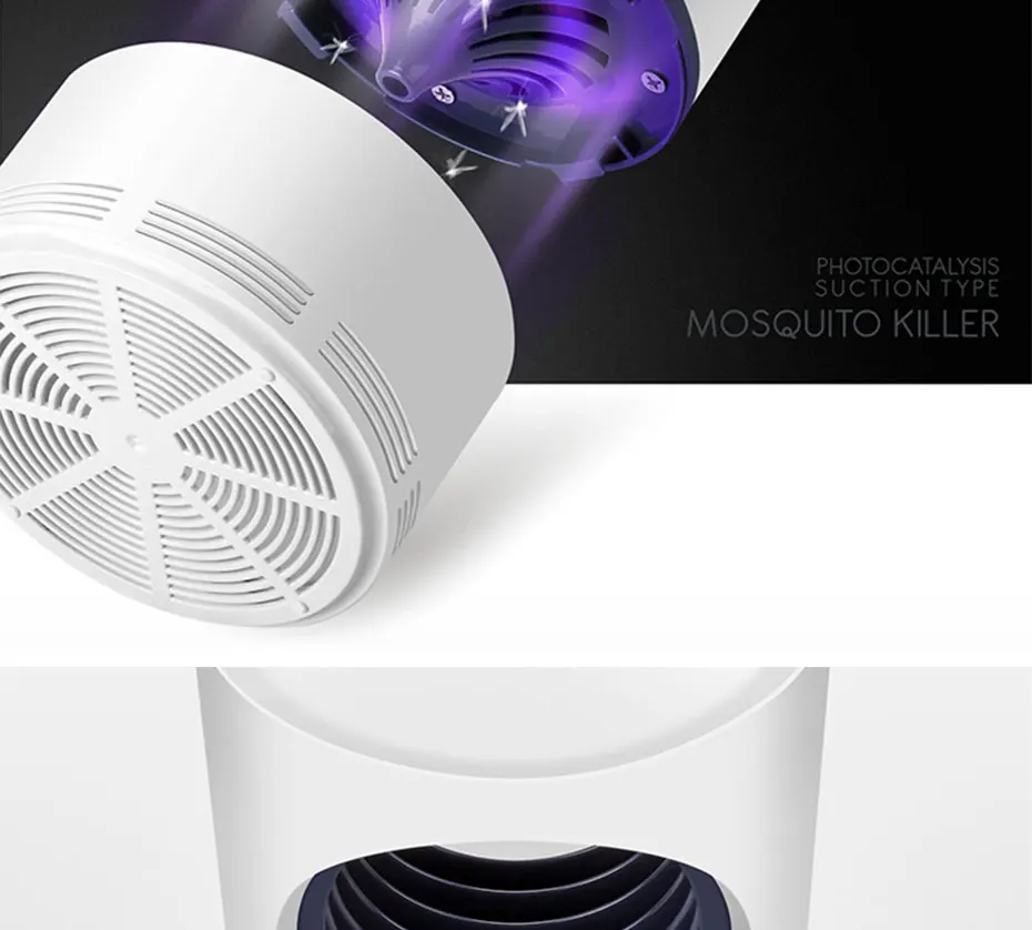 Лампа-убийца от комаров, USB мощная лампа-убийца насекомых, жучок, ловушка от комаров, УФ-фонарь, светильник для помещений, светодиодный светильник от комаров