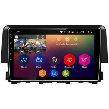 

9" IPS 4G DSP Carplay Android 8 Octa Core 4GB RAM 64GB ROM Car DVD Multimedia Player Radio Head Unit For Honda Civic 2016 2017