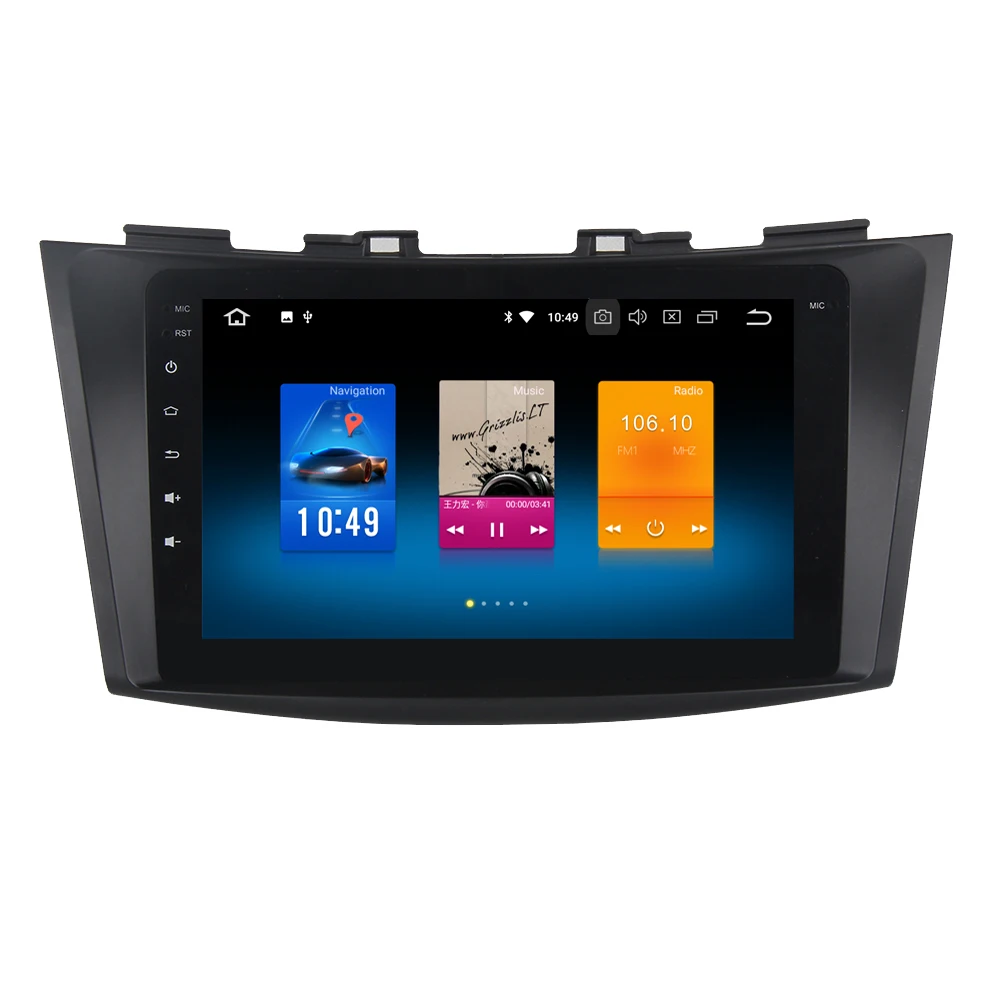 RoverOne автомобильный радиоприемник gps навигация для Suzuki Swift Ertiga 2011- Android 9,0 Восьмиядерный сенсорный экран мультимедийный плеер без DVD