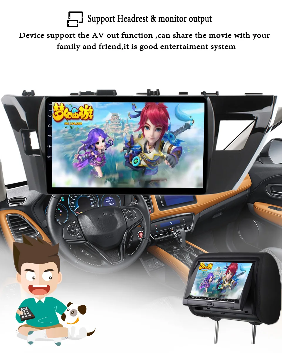 Perfect 9 inch Android 9.1 Octa Core 4G 64G Car dvd video Player For Toyota Sienna XL30 2013 2015 2017 GPS Navigation tape recorder 4G 10