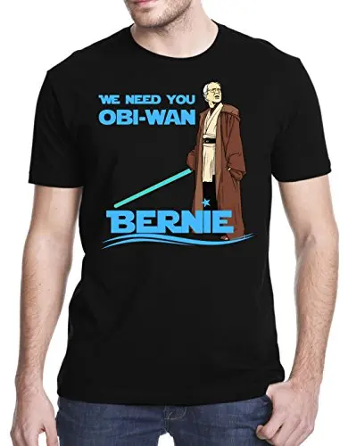 Футболка Повседневное короткий рукав для Для мужчин Костюмы Лето Оби Ван Bernie