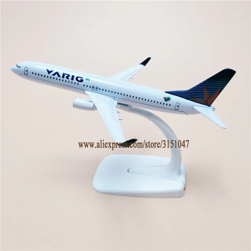 16cm Alloy Metal Air Brazil VARIG Airlines Airplane Model Boeing 737 B737-800 Airways Plane w Stand Aircraft Gift | Дом и сад