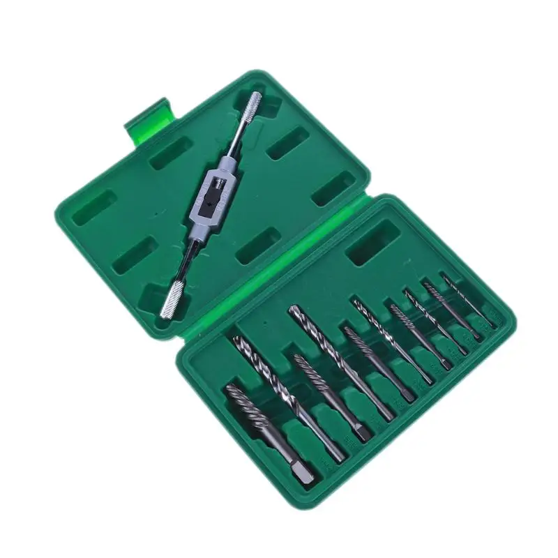 11 In 1Screw Extractor Broken Bolt Remover Drill Guide Bits Set With Holder 5 64 7