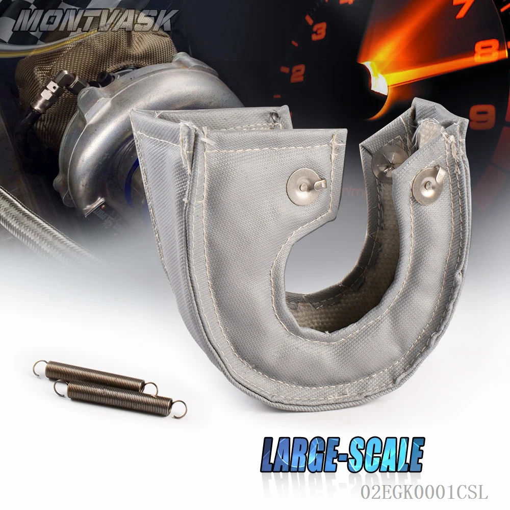 Turbo Blanket Heat Shield Cover Turbocharger For Garrett GT30 T4 Larger T6 Silverin Turbo