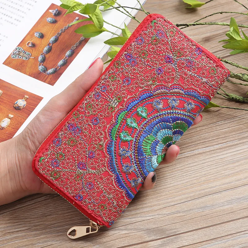 BISI GORO Vintage Desigual Women Bag Long Wallet Handbag High Capacity Fashion Female Card Holder Ladies