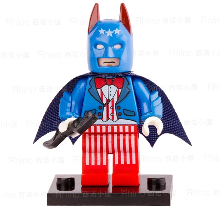 

SingleSale POGO Joker Suit Batman Movie 2017 Justice League SUPER HEROES minifig Assemble DIY Building Blocks Kids Xmas Toys
