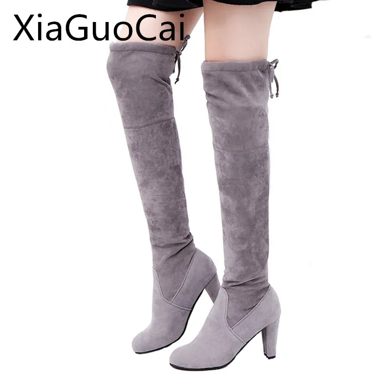 womens thigh high boots size 10