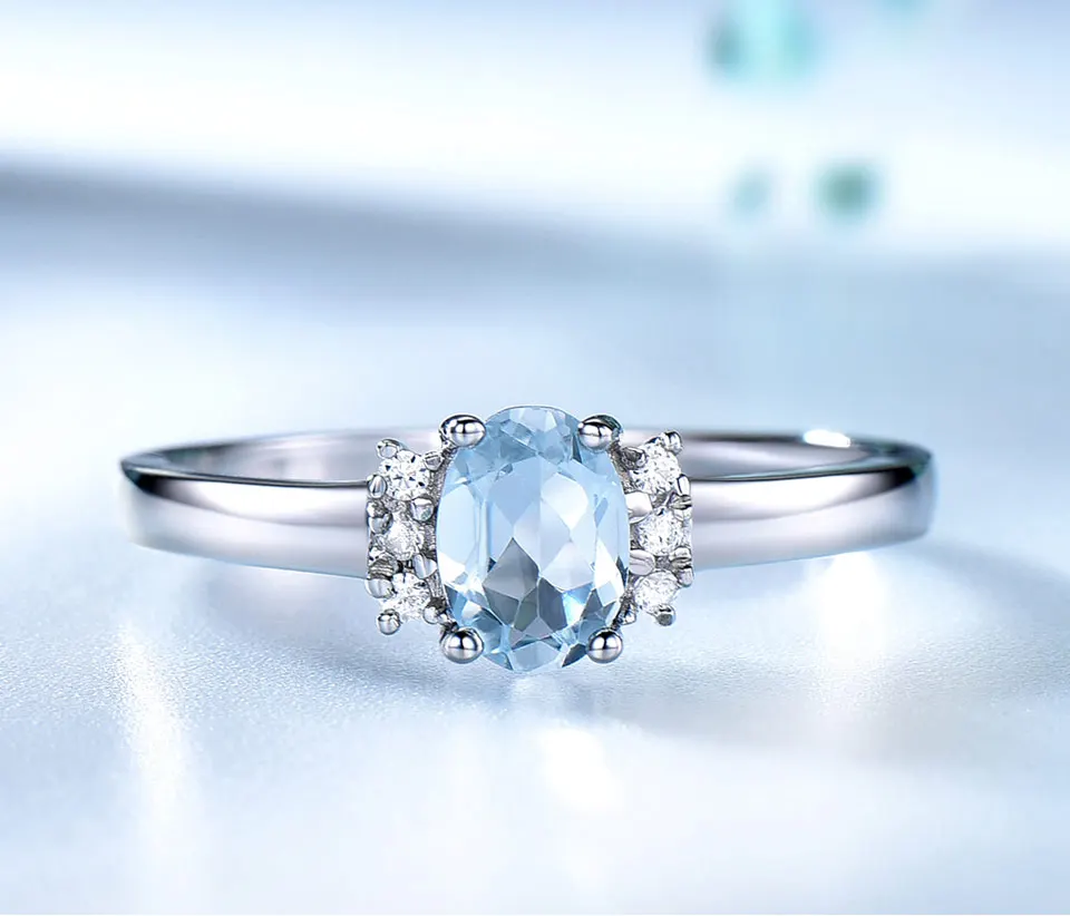 UMCHO sky blue topaz ring for women fine jewelry RUJ068B-1 (3)