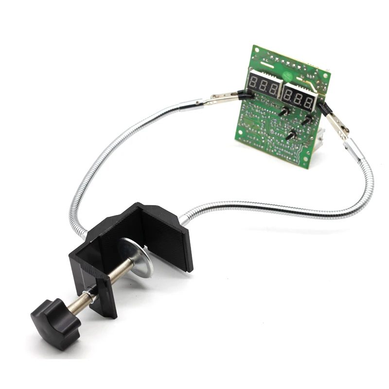 

Soldering Iron Holder Stand Flexible Two Hands Arm Clamp Vise Clip Help Tool For PCB Board Soldering