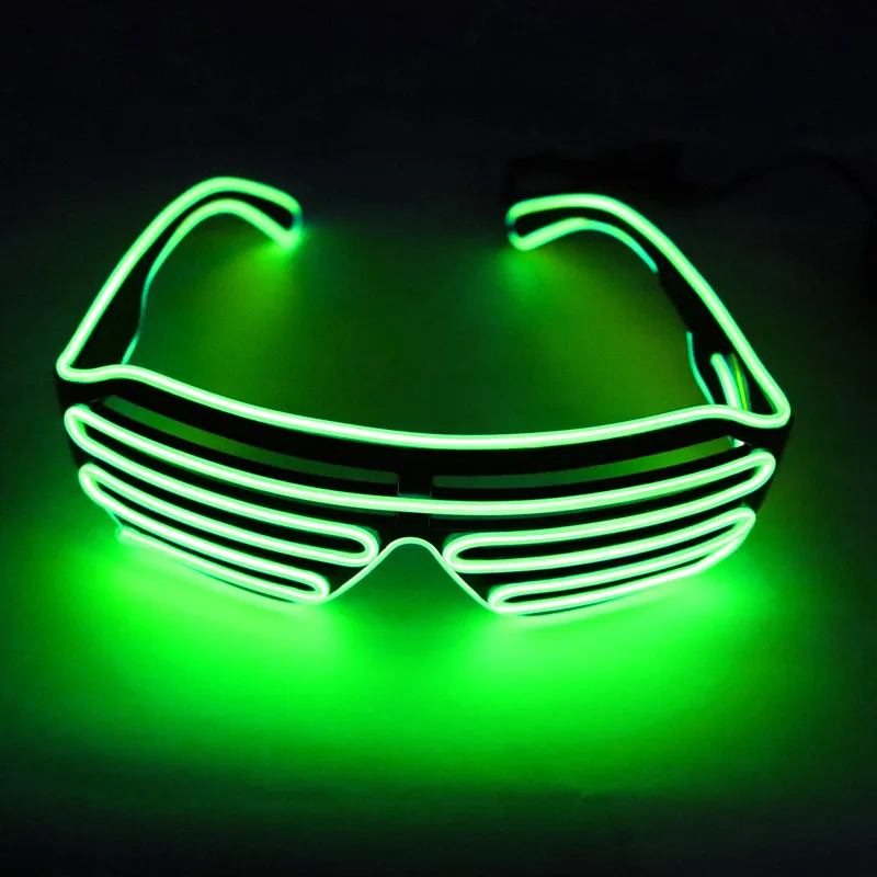 Новинка светодиодные очки Light Up Оттенки мигающий световой Rave ночь деятельности