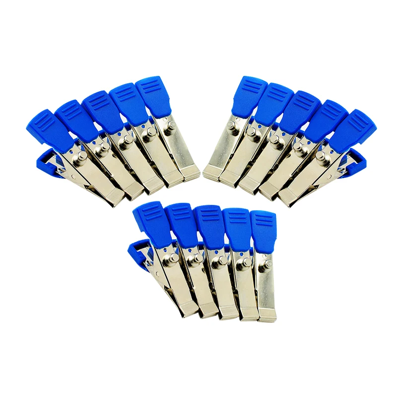 Denshine 5pcs Veterinary EKG//ECG Alligator Electrode Clip Universal Connection Snap