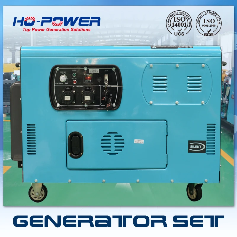 Заводская распродажа генератор 220 в маленький дизельный электрический генератор 10 ква