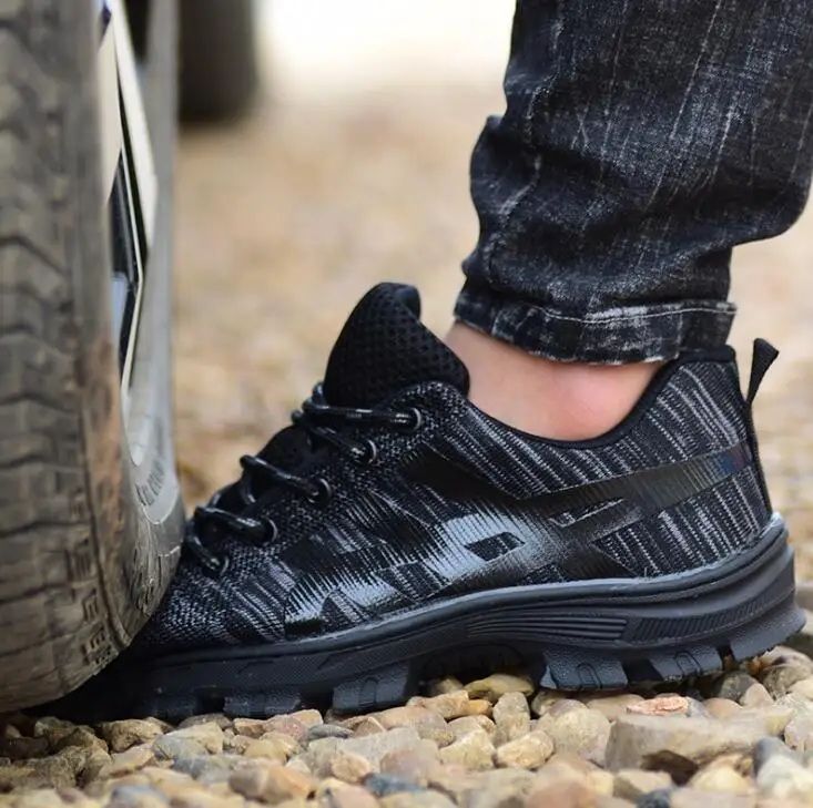 Protéger De Sécurité Xek Mode Chaussures Hommes Anti Bas Noir Couvre D'été Bottes Travail ardoisé En Respirant Wyq18 crevaison Acier rouge Orteil Outillage 7y6bfvYg