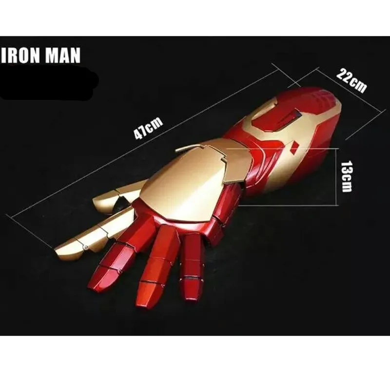 

Avengers Superhero Armour Iron Man With LED Light Arm Gloves MK42 COSPLAY Wearable Performance Props L504