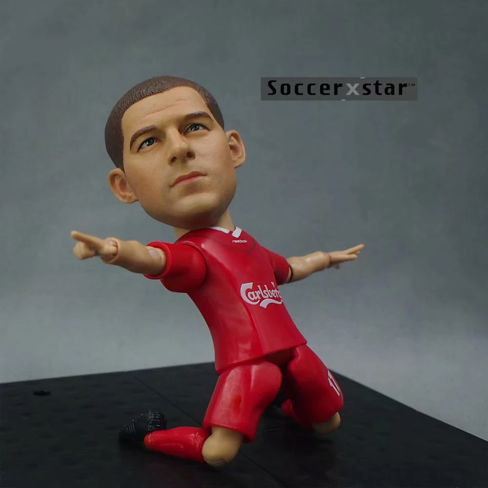 

Soccerxstar Figurine Football Player Movable Dolls 17# GERRARD(LIV 2002/04) 12CM/5in Figure BOX include Accessories